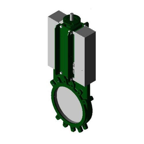 Valvola a ghigliottina - VG-004, VG-BX4, VG-UX4 series - TECOFI - con attuatore elettrico / per acqua / per l'industria chimica