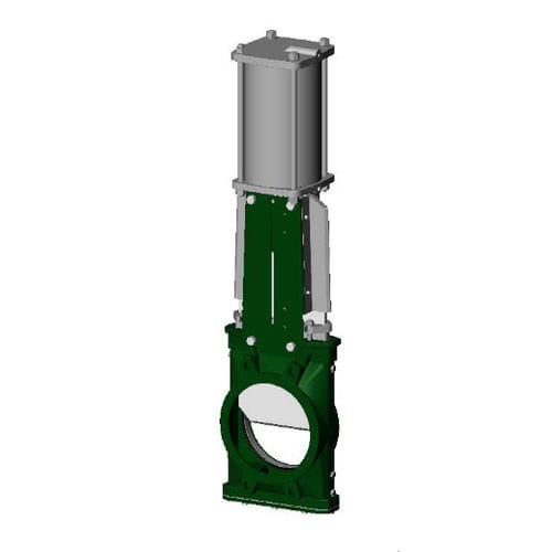 Valvola per silo - VGS3400-03 - TECOFI - a ghigliottina / a comando pneumatico / per acque reflue