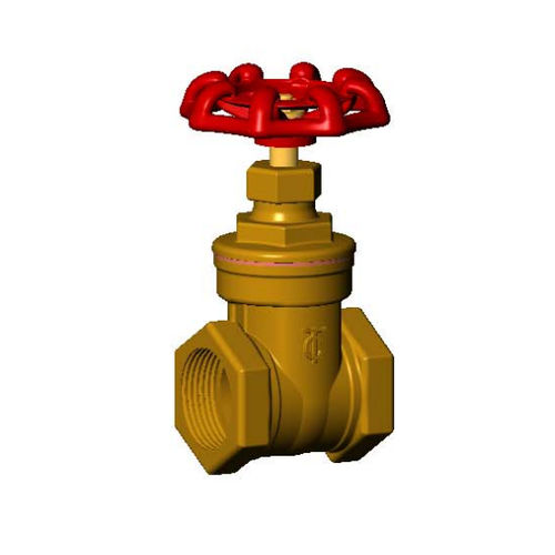 Valvola a saracinesca - V2143 - TECOFI - con volante / per acqua / per gas