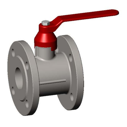 Valvola a sfera - BS1240 - TECOFI - a leva / con flangia / per applicazioni industriali