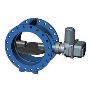 Valvola a farfalla - Tecwat VP-x04 series - TECOFI - con attuatore elettrico / di regolazione / per acqua potabile