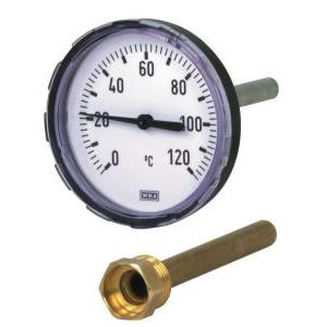 Termometro con sonda - TC7100, TC7101 - TECOFI - analogico / con quadrante / ad inserimento