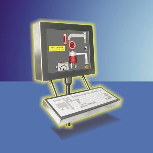 Panel PC TFT LCD - Typ F - UTICOR Automation GmbH - con touch screen capacitativo / con touch screen resistivo / 15"