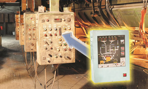 Panel PC di LCD - UTICOR Automation GmbH - con retroilluminazione a LED / con touch screen / con touchs creen capacitivo PCAP