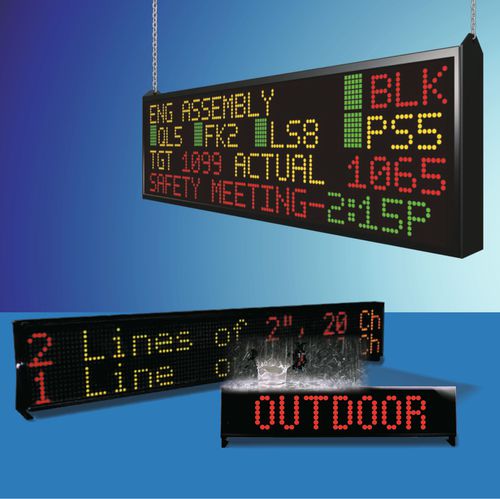 Display industriale - EZM series  - UTICOR Automation GmbH - LED / alfanumerico / digitale