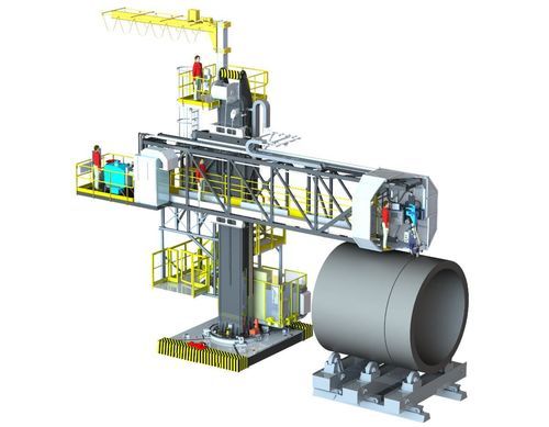 Linea di saldatura su misura - REEL CMF - ad arco sommerso / TIG / laser