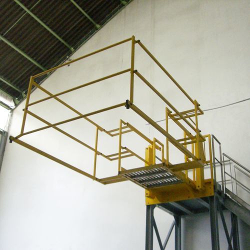 Passerella d’accesso ribaltabile - TRIAX - per cisterna / per container / in acciaio