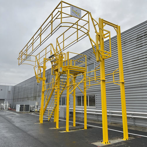 Passerella d’accesso ribaltabile - TRIAX - per cisterna / per container