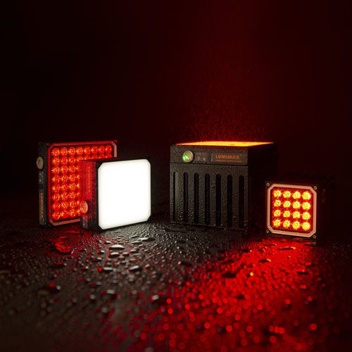 Illuminazione per sistema di visione frontale - LQ and LQXP series - iiM GmbH - rettangolare / LED / a tenuta stagna