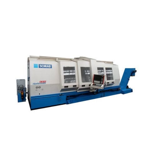 Tornio CNC - OPTIMAB 900 - SOMAB - orizzontale / 4 assi / a banco inclinato