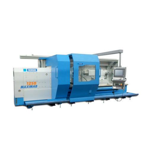 Macchina di tornitura CNC - MAXIMAB S1250 - SOMAB - 2 assi / 12 utensili / di precisione