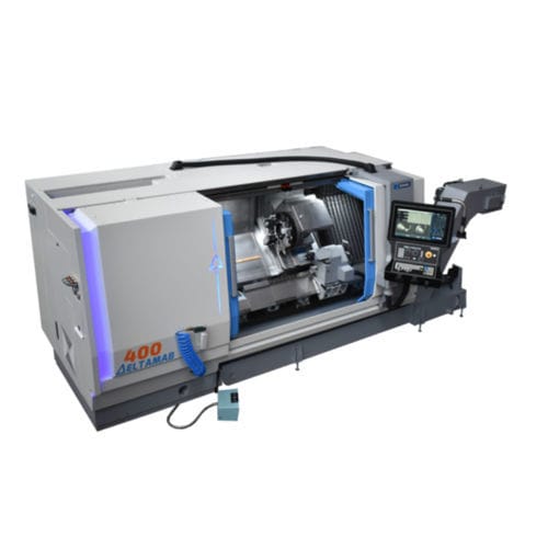 Tornio CNC - DELTAMAB 400 - SOMAB - orizzontale / 3 assi / con bancale inclinato