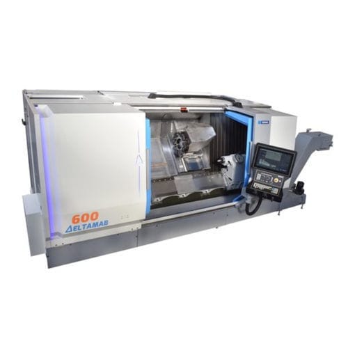 Tornio CNC - DELTAMAB 600 - SOMAB - orizzontale / 3 assi / con bancale inclinato