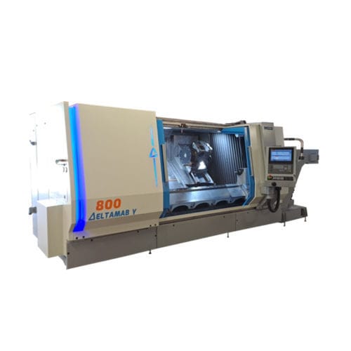 Macchina di tornitura CNC - DELTAMAB 800 - SOMAB - 2 assi / a banco inclinato / 12 utensili