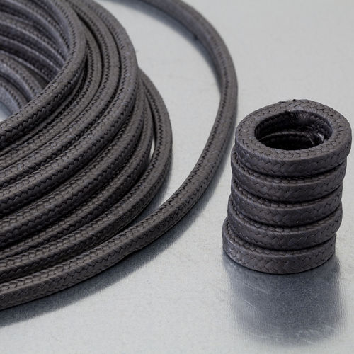 Guarnizione intrecciata PTFE - LATTYflon 4308 - LATTY INTERNATIONAL - in grafite / resistente ai prodotti chimici / per pompa ad alta velocità