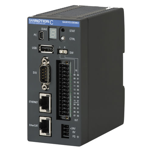 Controllore di movimento EtherCAT - SANMOTION C - SMC100 series - SANYO DENKI EUROPE - 8 assi / servomotore / passo passo