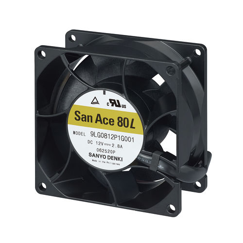 Ventola assiale - San Ace 80L - SANYO DENKI EUROPE - di raffreddamento / DC / ad alta pressione