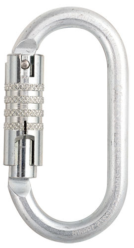 Moschettone con blocco - O'SMITH series - Beal Pro - acciaio / simmetrico / ovale