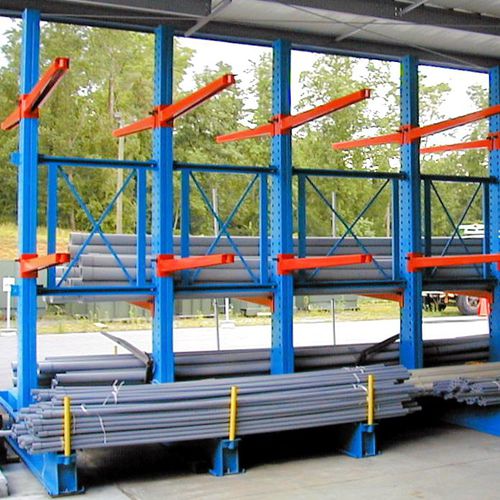 Scaffalatura cantilever - ISO9001, ISO14001 | UN-CR121304 - Nanjing fuyuan technology co.,ltd - per carichi pesanti / per tubi / in acciaio galvanizzato