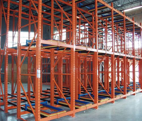 Scaffalatura push-back - ISO9001/ISO1400/UN-AUTO1031 - Nanjing fuyuan technology co.,ltd - per pallet