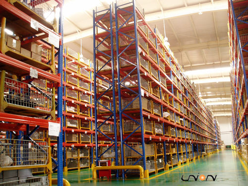 Scaffalatura per magazzino di stoccaggio - ISO9001, ISO14001 | UN-PR1023 - Nanjing fuyuan technology co.,ltd - per l'industria agroalimentare / regolabile / per carichi pesanti