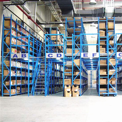 Soppalco industriale con scaffalature - ISO9001,ISO14001 - Nanjing fuyuan technology co.,ltd - multilivello / su misura / con corrimano