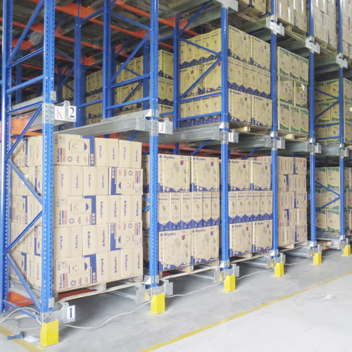 Scaffalatura ad accumulo - ISO9001,ISO14001 - Nanjing fuyuan technology co.,ltd - per magazzino di stoccaggio / con ripiani / in acciaio