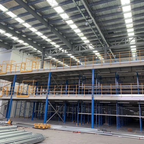 Soppalco industriale con scaffalature - ISO9001,ISO14001,CE - Nanjing fuyuan technology co.,ltd - multilivello / su scaffalatura a pallet / su misura
