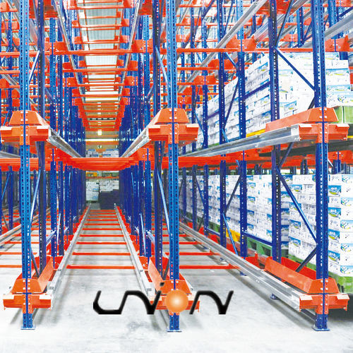 Scaffalatura per magazzino di stoccaggio - ISO9001,ISO14001,CE - Nanjing fuyuan technology co.,ltd - con ripiani / ad accumulo / compatta