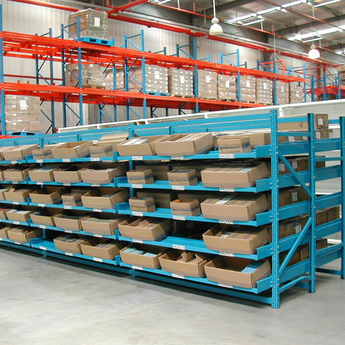 Scaffalatura per magazzino di stoccaggio - ISO9001, ISO14001 | UN-FS0801 - Nanjing fuyuan technology co.,ltd - dinamica / per carichi medi / per scatole