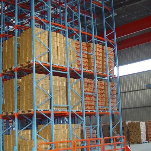 Scaffalatura per magazzino di stoccaggio - ISO9001, ISO14001 | UN-DR0802 - Nanjing fuyuan technology co.,ltd - per carichi pesanti / per carichi medi / per scatole