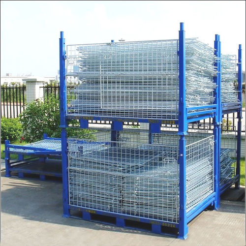 Cassa-pallet in metallo - UN-MBP0805 - Nanjing fuyuan technology co.,ltd - in filo metallico / di stoccaggio / pieghevole