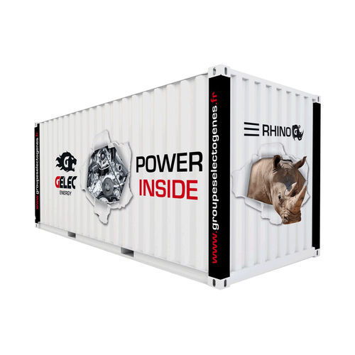 Gruppo elettrogeno diesel - RHINO-1250YC - GELEC ENERGY - trifase / stazionario / in containers