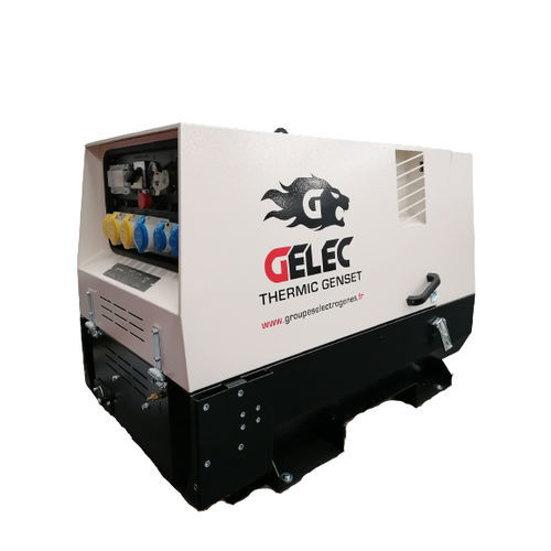 Gruppo elettrogeno diesel - LEOPARD-11 - GELEC ENERGY - monofase / 50 Hz / raffreddato ad acqua