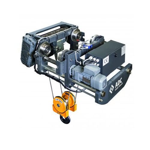 Paranco a cavo monorotaia - HPR - ADC - elettrico / compatto / con carrello ad altezza ridotta