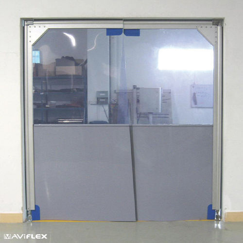Porta battente - ISOPASS® - MAVIFLEX - in PVC / in polietilene / in acciaio inossidabile