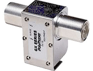 Limitatore di sovratensione di tipo 1 - DGXZ+06DFDF-A - PolyPhaser | Transtector - per cavo coassiale RF / di telecomunicazione / con bias-T