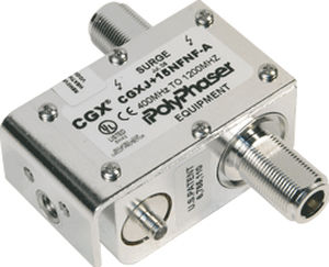 Limitatore di sovratensione di tipo 1 - CGXJ+15NFNF-A - PolyPhaser | Transtector - per il settore della radiofrequenza / di telecomunicazione / in linea