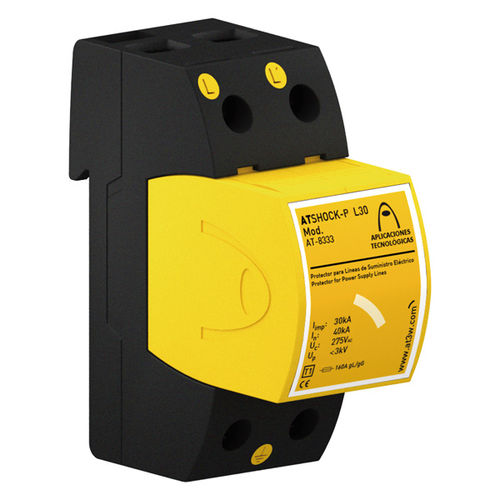 Limitatore di sovratensione di tipo 1 - ATSHOCK-P L30-400 - Aplicaciones Tecnológicas, S.A. - per alimentazione elettrica / unipolare / su guida DIN