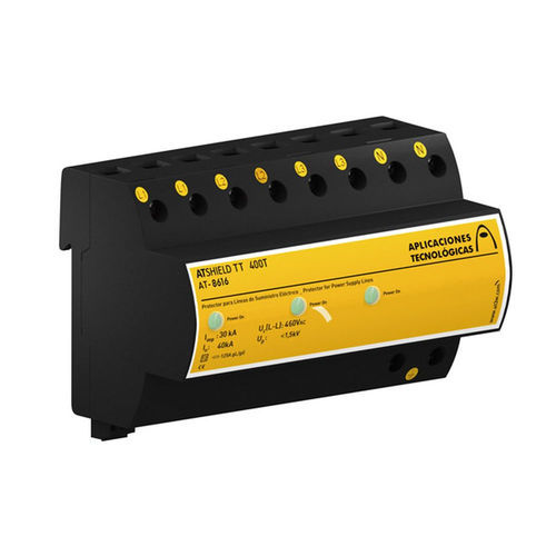 Limitatore di sovratensione di tipo 1+2 - ATSHIELD TT 230T - Aplicaciones Tecnológicas, S.A. - per alimentazione elettrica / compatto / 4 poli