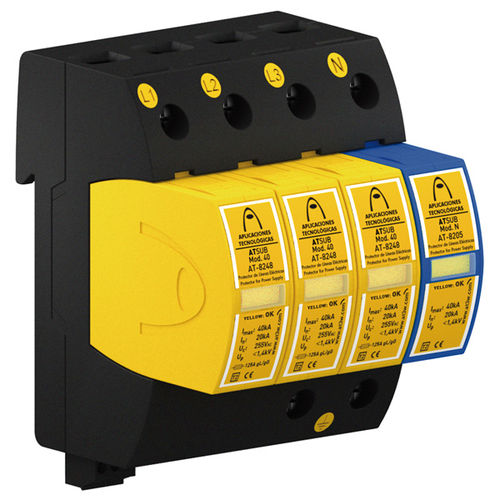 Limitatore di sovratensione di tipo 2 - ATSUB-4P 15-120 TT - Aplicaciones Tecnológicas, S.A. - di tipo 3 / per alimentazione elettrica / compatto