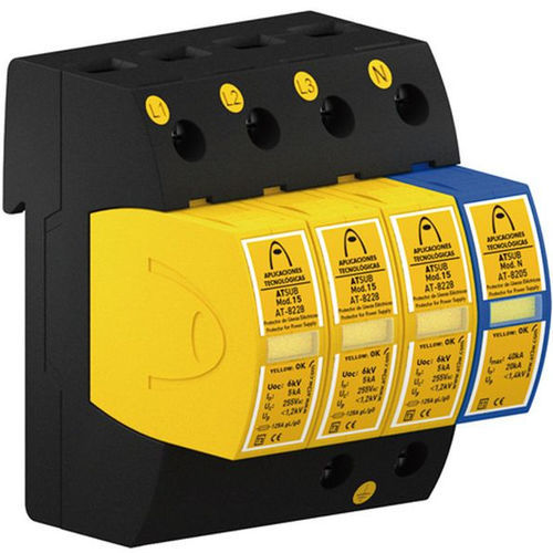 Limitatore di sovratensione di tipo 1 - ATSUB-4P-NR 65 TT - Aplicaciones Tecnológicas, S.A. - di tipo 2 / per alimentazione elettrica / modulare