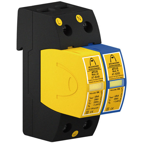 Limitatore di sovratensione di tipo 2 - ATSUB-2P-NR 15 TT - Aplicaciones Tecnológicas, S.A. - di tipo 3 / per alimentazione elettrica / compatto