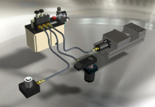 Unità idro-pneumatica con motore pneumatico - 5C - Tecnofluid Engineering SrL