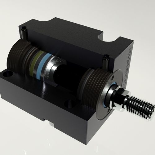Cilindro idraulico - CCP - Tecnofluid Engineering SrL - a pistone / a doppio stelo / a doppio effetto