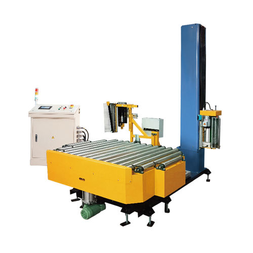 Avvolgitrice fasciapallet per pallet - ALPHA-HCA - Jia-In Industry - a tavola rotante / interamente automatica / per l'industria alimentare e delle bevande