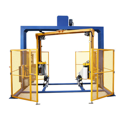 Avvolgitrice fasciapallet per pallet - ALPHA-WA - Jia-In Industry - a braccio rotante / interamente automatica / contenitore