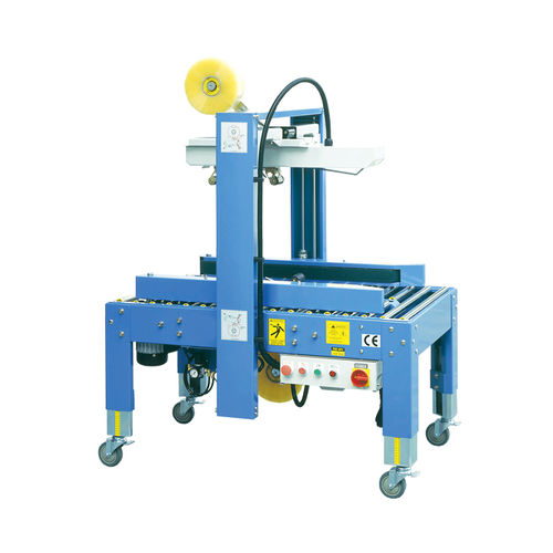 Sigillatrice di cartoni / casse a doppi lembi - JP-501A - Jia-In Industry - nastro adesivo / automatica / semiautomatica