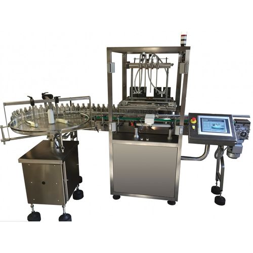 Riempitrice automatica - STOPPIL - per bottiglie / per prodotti fitosanitari / per sugo