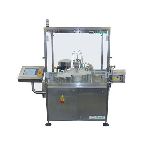 Riempitrice chiuditrice automatica - STOPPIL - per flaconi / monoblocco / industriale